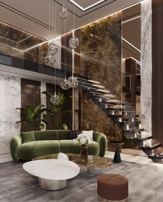 Апартаменты в ЖК Prime Park · Кухня-гостиная · 5