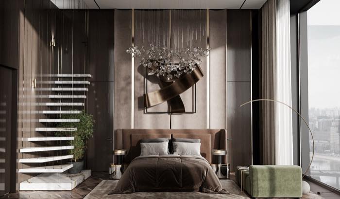 Апартаменты в ЖК Prime Park · Мастер-спальня · 6