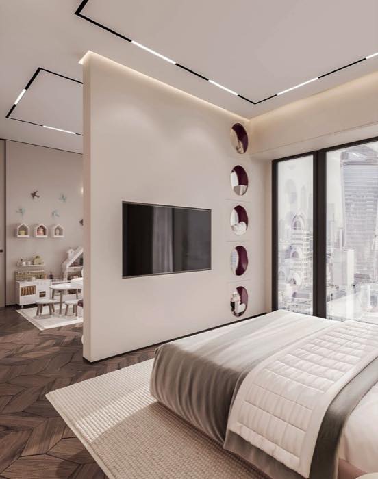 Апартаменты в ЖК Prime Park · Спальня девочки · 1