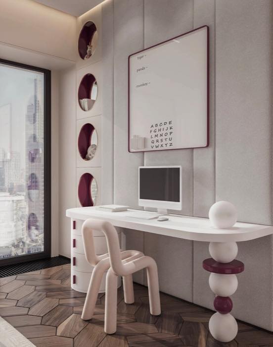 Апартаменты в ЖК Prime Park · Спальня девочки · 2