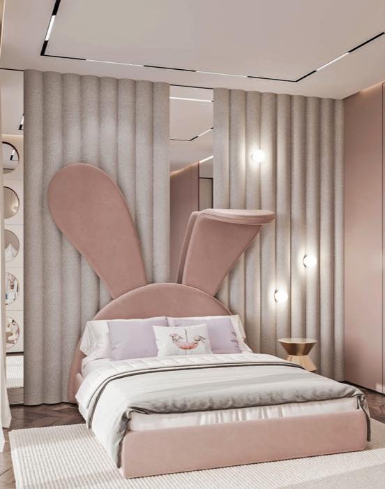 Апартаменты в ЖК Prime Park · Спальня девочки · 3
