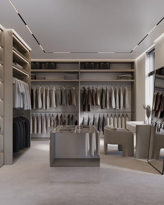 Таунхаус · Женская гардеробная · 3