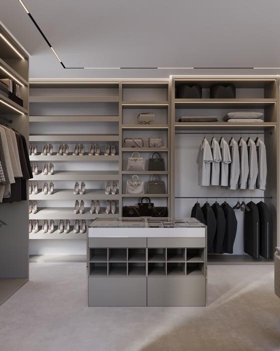 Таунхаус · Женская гардеробная · 4