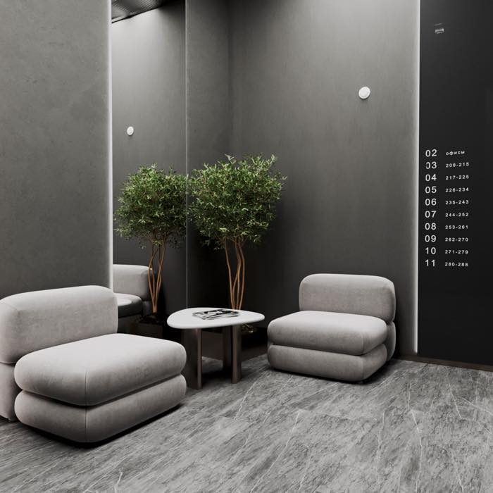 ЖК Грани · Лифтовой холл · 3