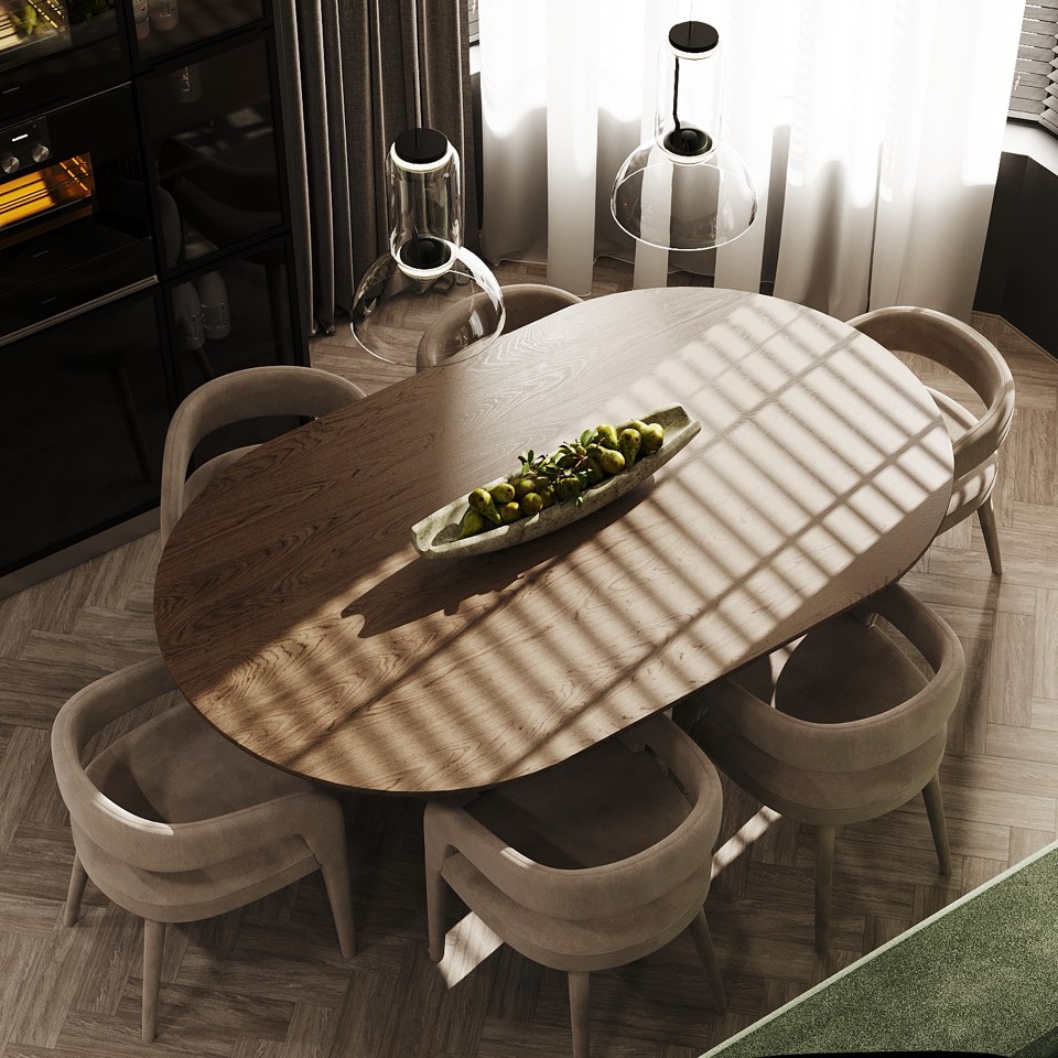 ЖК Ньютон · Кухня-гостиная · 2