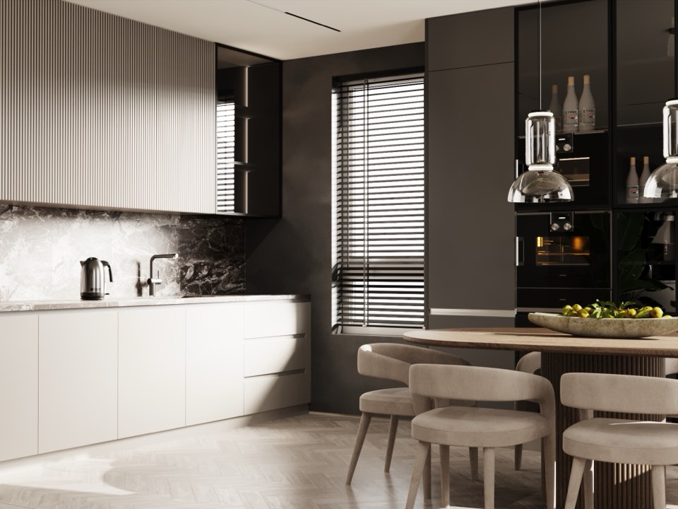 ЖК Ньютон · Кухня-гостиная · 3