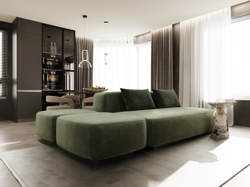 ЖК Ньютон · Кухня-гостиная · 5