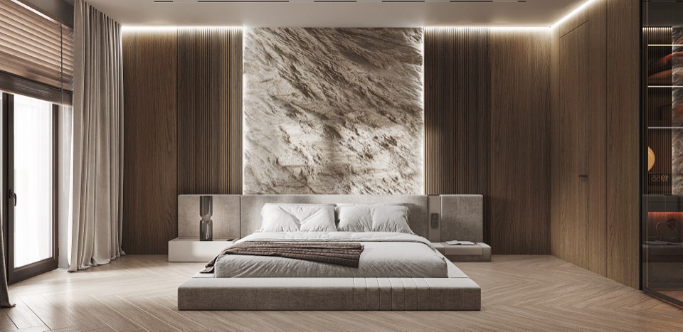 ЖК Ньютон · Мастер спальня · 1