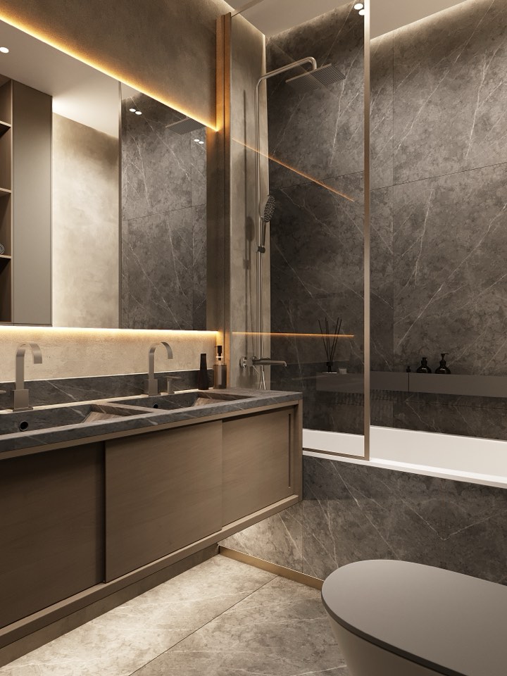 ЖК Ньютон · Гостевой су · 1