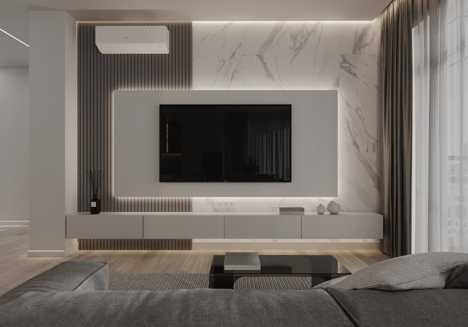 ЖК Ньютон · Кухня-гостиная · 4