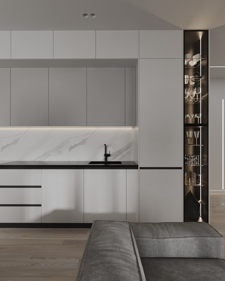 ЖК Ньютон · Кухня-гостиная · 6