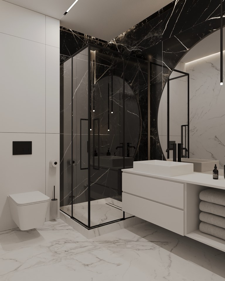 ЖК Ньютон · Мастер-санузел · 2