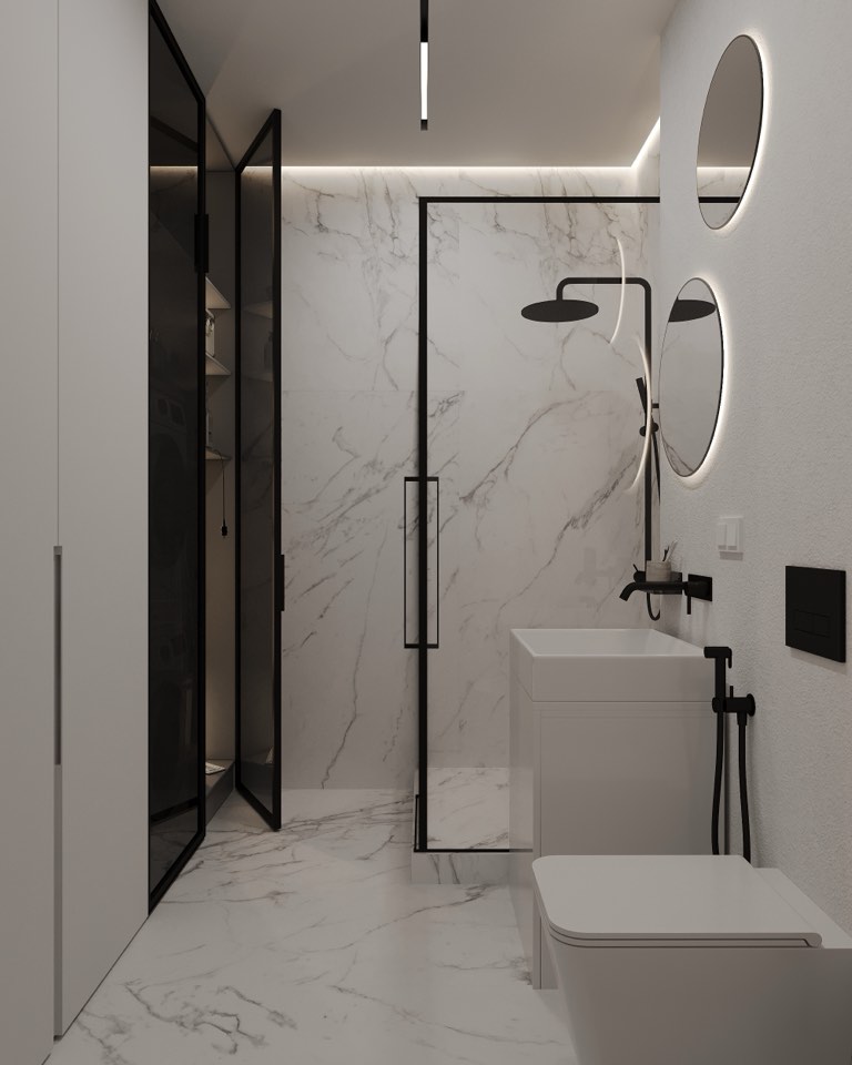 ЖК Ньютон · Гостевой санузел · 1