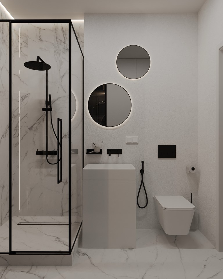 ЖК Ньютон · Гостевой санузел · 2